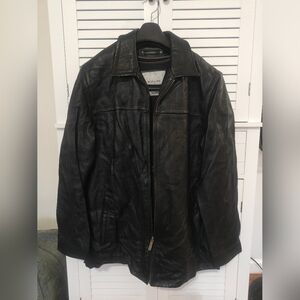 Wilsons Leather Dark Leather Field Jacket